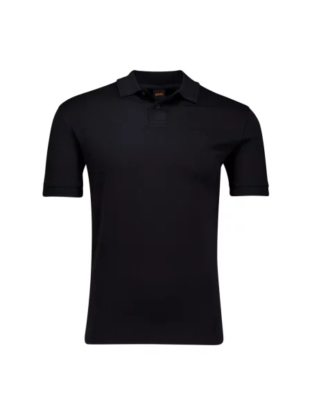 Boss Koszulka Polo Z Dżerseju Pe schwarz czarna