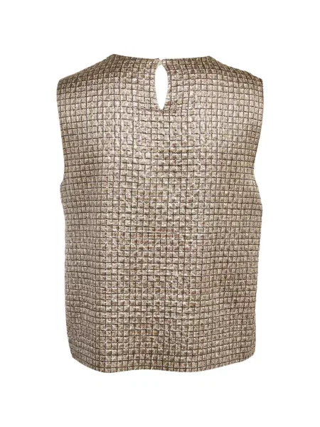 Top Max Mara fără mâneci din jacard