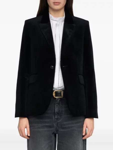 Sacou Zadig&voltaire de catifea negru