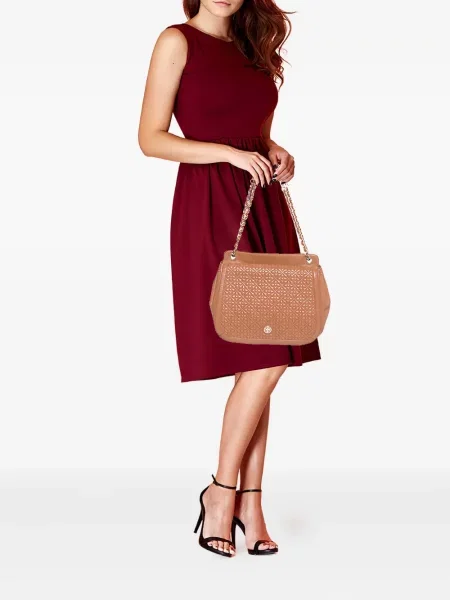Geanta de piele Tory Burch din piele maro