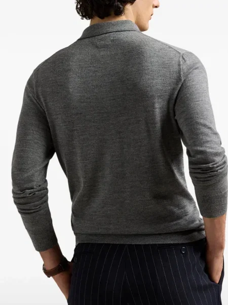 Ριγέ polo Polo Ralph Lauren με κουκούλα με αυτόγραφο λευκό