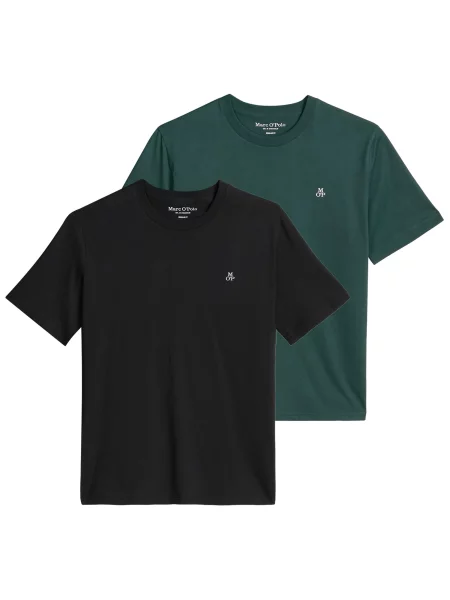 Marc O'Polo Tricou verde negru