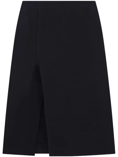 Fustă Stella Mccartney cu crăpătură negru