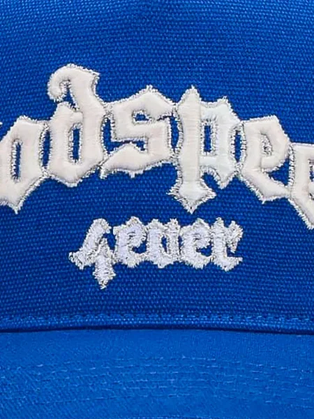 Căciulă Godspeed cu broderie albastru