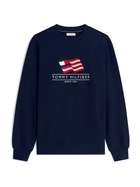 TOMMY HILFIGER Tréning póló kék / piros fehér
