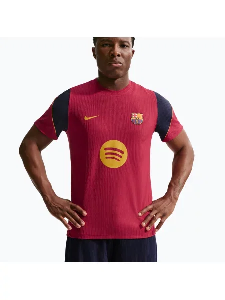 Tricou de fotbal pentru bărbați Nike FC Barcelona Dri-Fit ADV Strike Elite noble red/blackened blue roșu