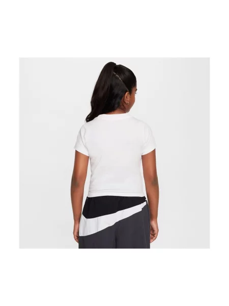 Tricou copii Nike alb