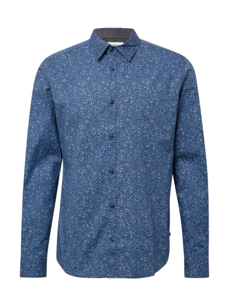 S.Oliver Košile chladná modrá / tmavě modrá bílá