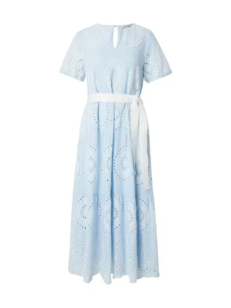 MORE & MORE Rochie albastru deschis alb