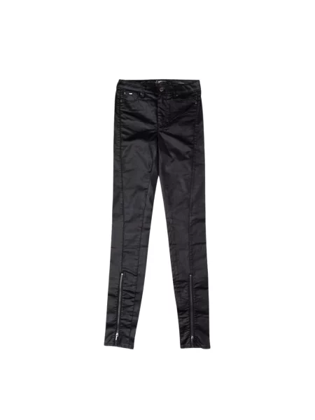 Skinny jeansy skinny Gas czarne