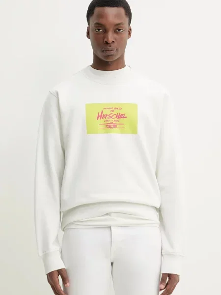 Dukserica Herschel s tiskom bež