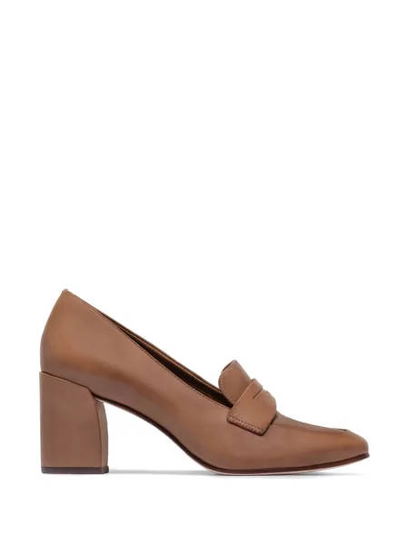 Pantofi cu toc Bernardo din piele maro
