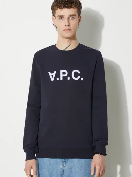 A.P.C. Bluza Sweat Vpc BLACK кофта чорний