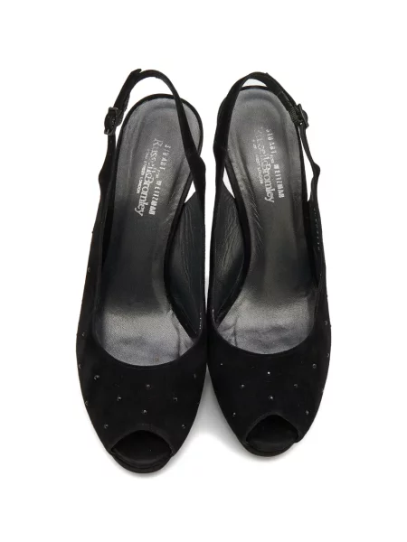 Sandale Stuart Weitzman cu platformă negru