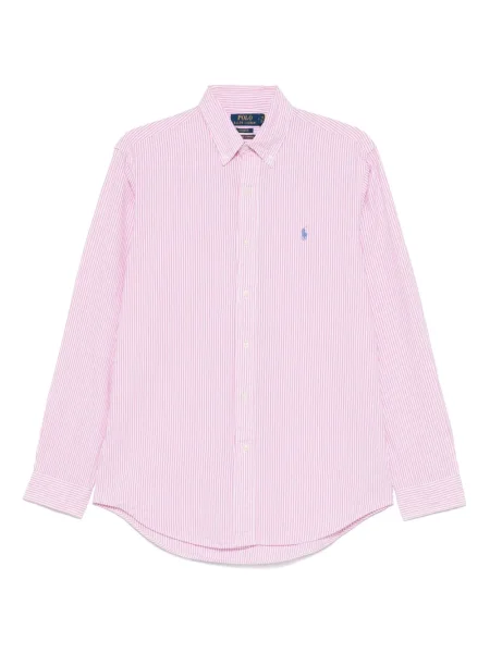 Pruhovaná košile Polo Ralph Lauren růžová