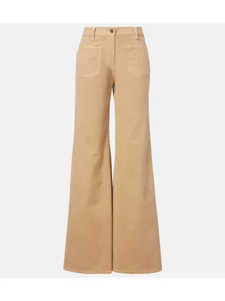 Menčestrové nohavice Nili Lotan béžová