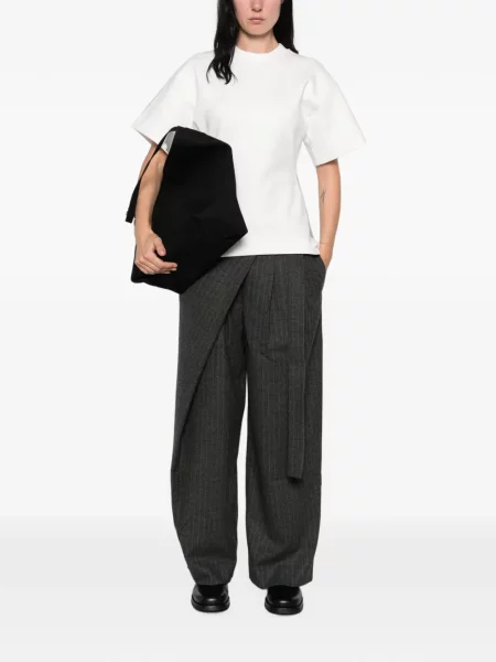 Scurt tricou La Piscine alb