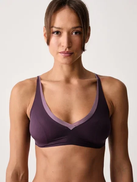 BOSS podprsenka UNLINED B.MIRAGE fialová