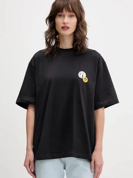 Футболка Barrow з принтом чорний