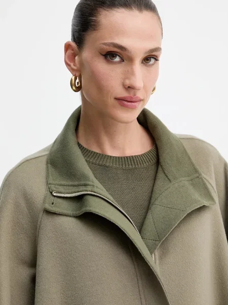 Вовняне пальто MAX&Co. зелений