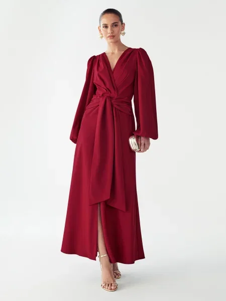 Sável Rochie JONAH bordeaux roșu