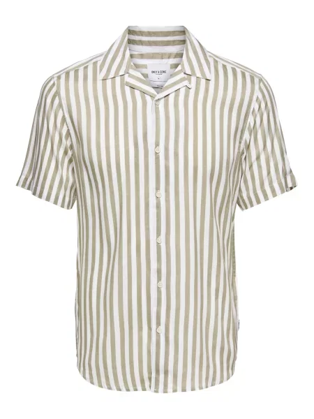 Only & Sons Košile Wayne šedobéžová / světle šedá