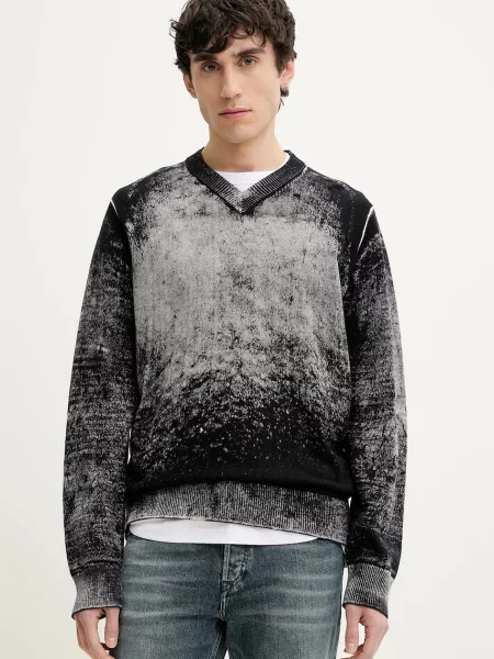 Diesel pulover de K-VELI KNITWEAR barbati light gri