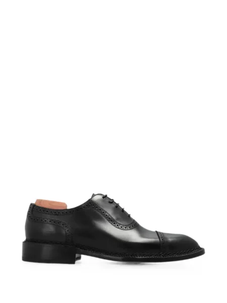 Brogues Kiton cu șireturi din dantelă negru