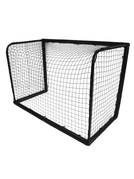 Bramka do piłki nożnej 18 x 12 m BLACK EDITION + torba transportowa czarna
