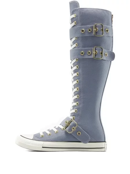 Sneakersy Converse Chuck 70 na platformie z nadrukiem na sprzączkę białe