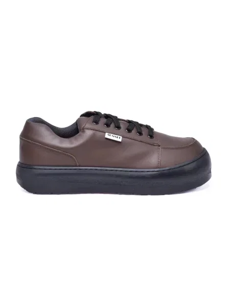 Sneakersy Sunnei brązowe