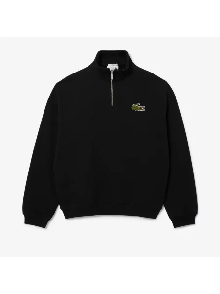 Lacoste Bluza Loose Fit czarny
