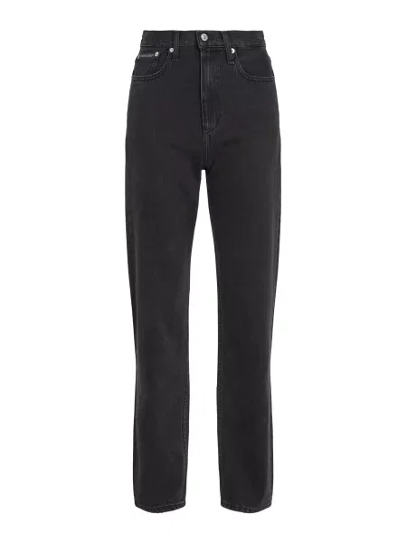 Calvin Klein Jeans Blugi Straight Fit negru