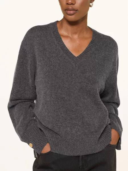 Ftc Cashmere Sweter Z Kaszmiru grau