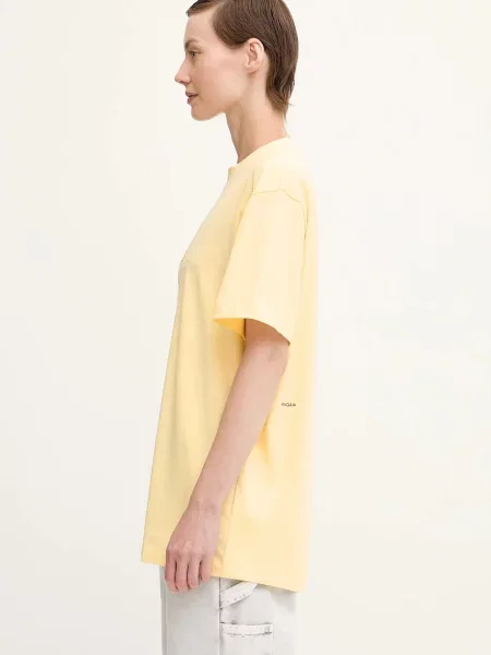 PANGAIA μπλουζάκι Midweight T-shirt κίτρινο