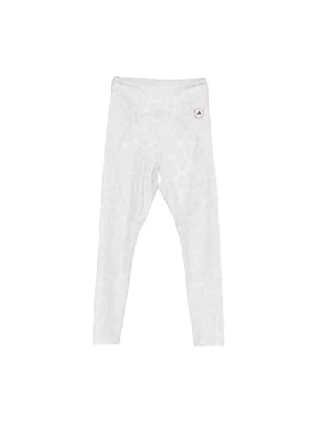Legginsy Adidas By Stella Mccartney białe
