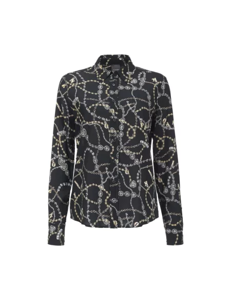 Wielobarwność koszula Pinko ze stretchu