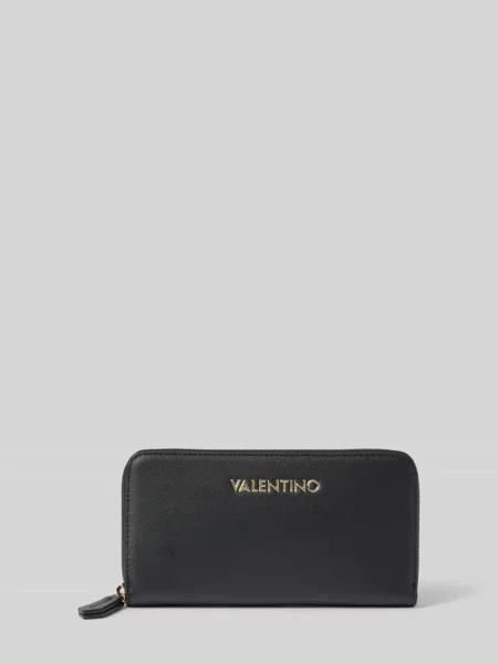 Portfel z aplikacją z logo model ‘MANDRIN’ Valentino By Mario Valentino czarny