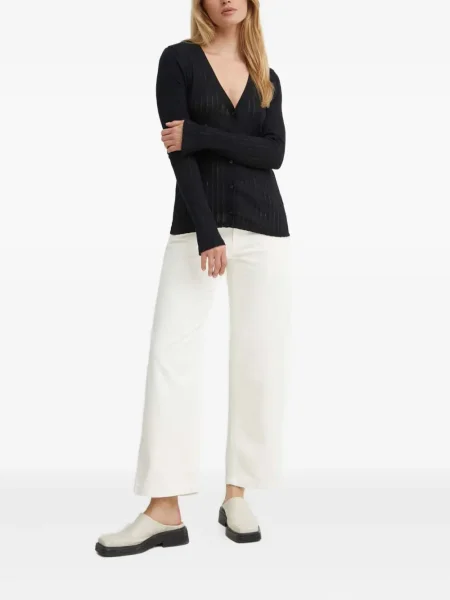 Blugi drepți Levi's® zdrențuiți negru