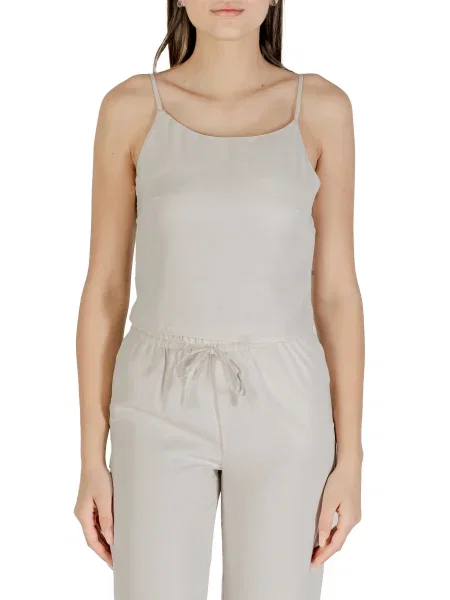 Top Only na ramiączkach szary