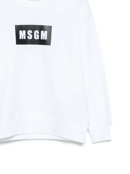 Bluza dziecięca Msgm biała