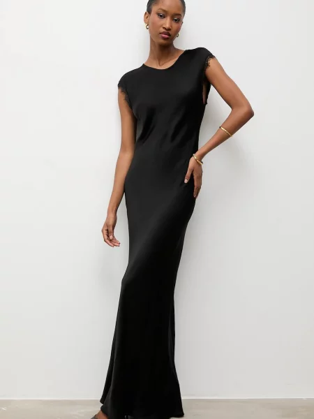 Answear.LAB rochie maxi evazati negru