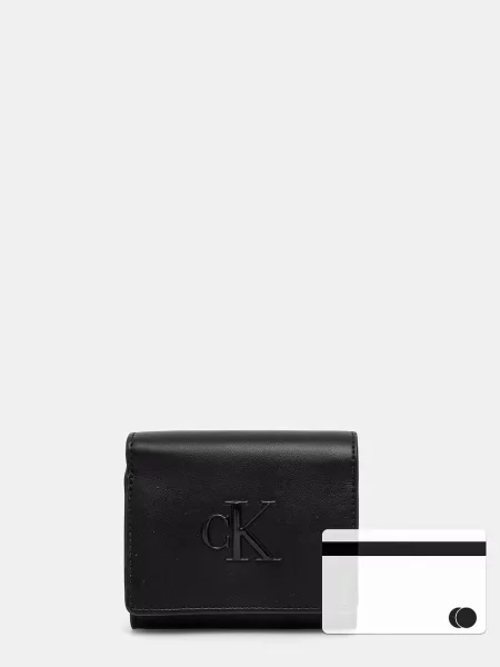 Calvin Klein портфейл дамски черно