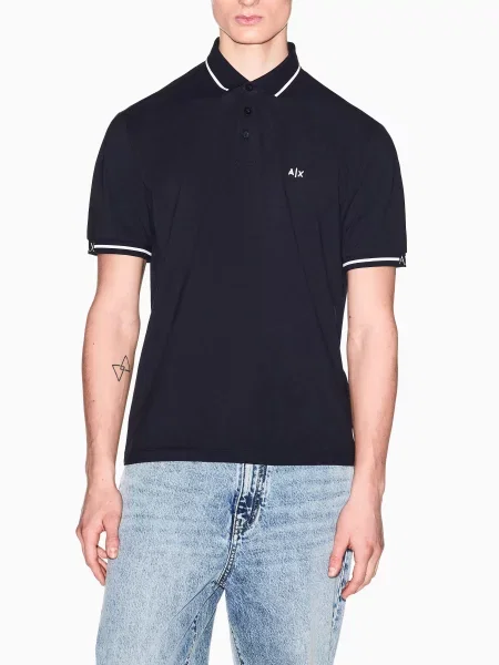 Поло Armani Exchange темно-синій синє