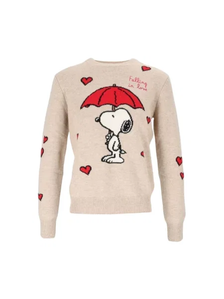 Sweter Mc2 Saint Barth beżowy