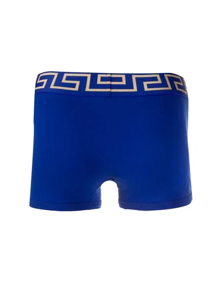 Versace Bokserki grau niebieskie
