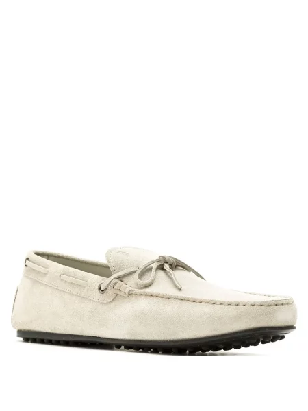 Pantofi loafer Tod's din piele de căprioară gri