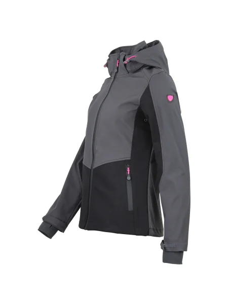 Geacă Peak Mountain softshell gri