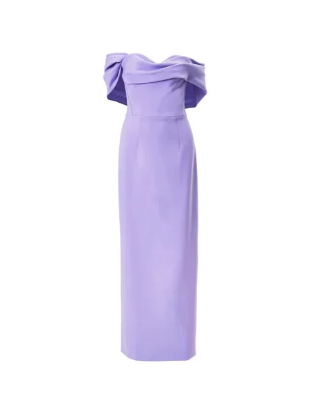 Rochie Carolina Herrera drapată violet