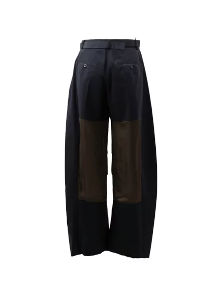 Cu centură pantaloni Sacai negru